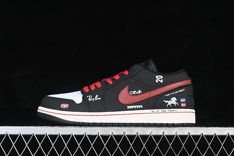 All Categories Air Jordan Jordan Series Basketball Shoes Air Jordan 1 Low Air Jordan 1 Low AJ1 Joe 1 Year of the Horse Limited Low-State Cultural Casual Shoes 553558-040
